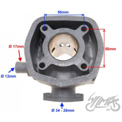CYLINDER DO DERBI 50 CC 2T WODA CERAMICZNY WM