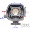 CYLINDER DO DERBI 50 CC 2T WODA CERAMICZNY WM