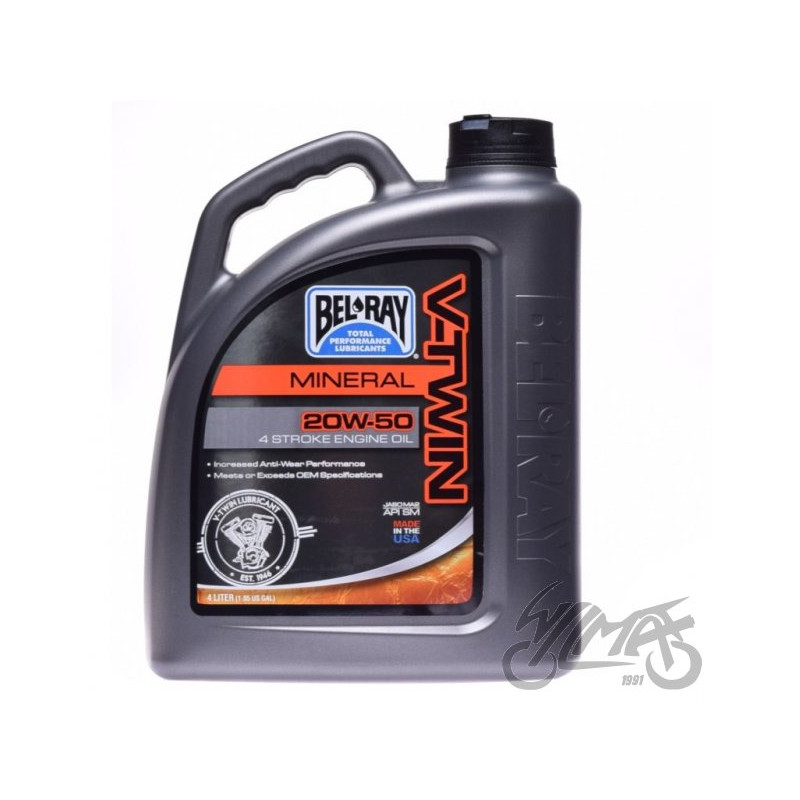 OLEJ BEL-RAY V-TWIN MINERALNY 4T 20W-50 4L