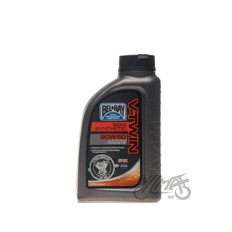 OLEJ BEL-RAY V-TWIN PÓŁSYNTETYK 4T 20W-50 1L