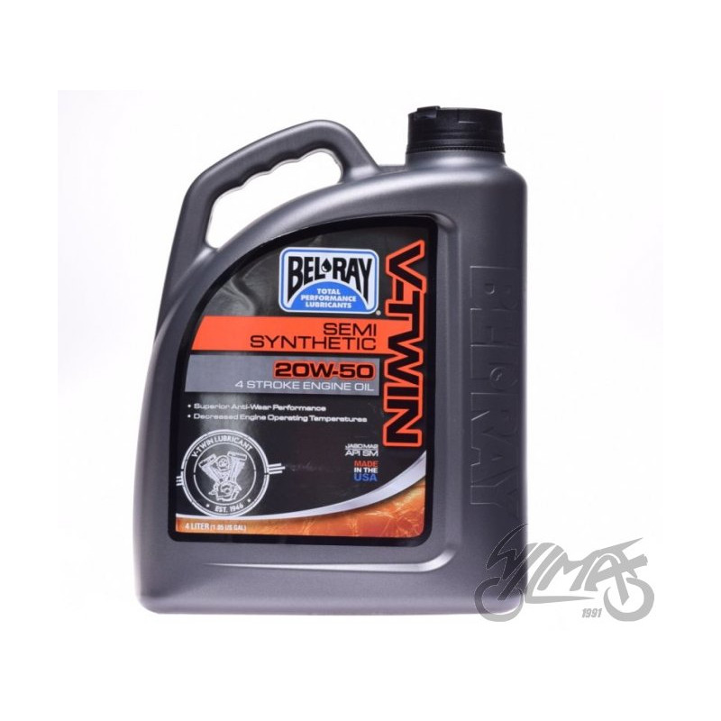 OLEJ BEL-RAY V-TWIN PÓŁSYNTETYK 4T 20W-50 4L