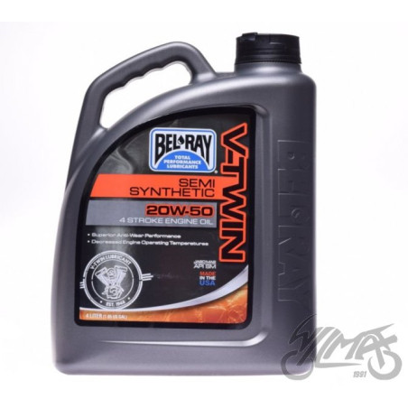 OLEJ BEL-RAY V-TWIN PÓŁSYNTETYK 4T 20W-50 4L