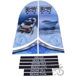 NAKLEJKI REGAŁ BEL-RAY BR99146/99147 MARINE