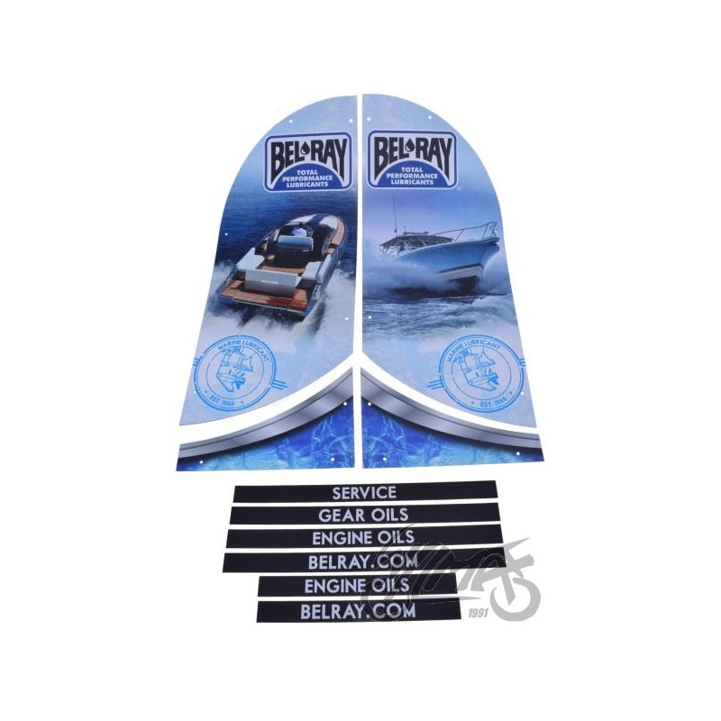 NAKLEJKI REGAŁ BEL-RAY BR99146/99147 MARINE
