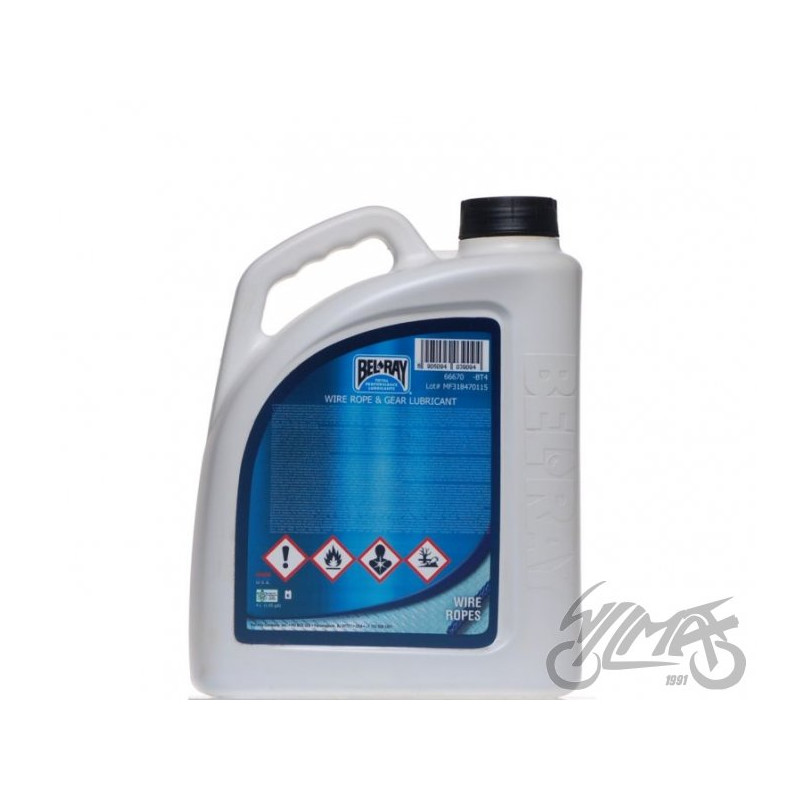 SMAR BEL-RAY WIRE ROPE & GEAR LUBRICANT 4L