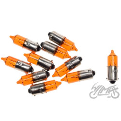 ŻARÓWKA 12V 23W BA9S MINI-ŻÓŁTA 1279 10szt BEZ EEC