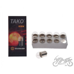 ŻARÓWKA 12V 10W R10W BA15S OPK 10 SZT TAKO