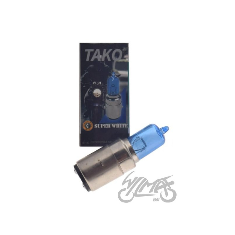 ŻARÓWKA 12V 35/35W H6 BA20D S. WHITE BEZ EEC TAKO