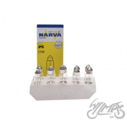 ŻARÓWKA 12V C5W RURKA OPK 10 SZT NARVA 36mm