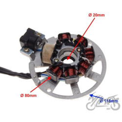 STATOR ISKROWNIK 6 PRZEWODÓW CPI ARAGON 50 OLIWER