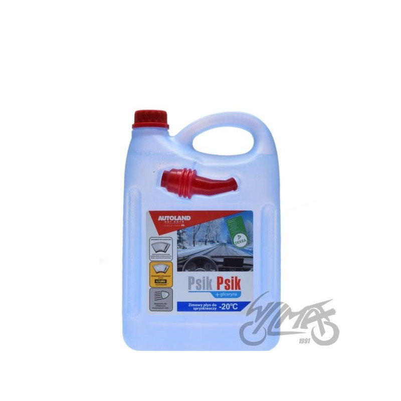 PŁYN DO SPRYSKIWACZY PSIK-PSIK ZIMOWY -20oC 4L