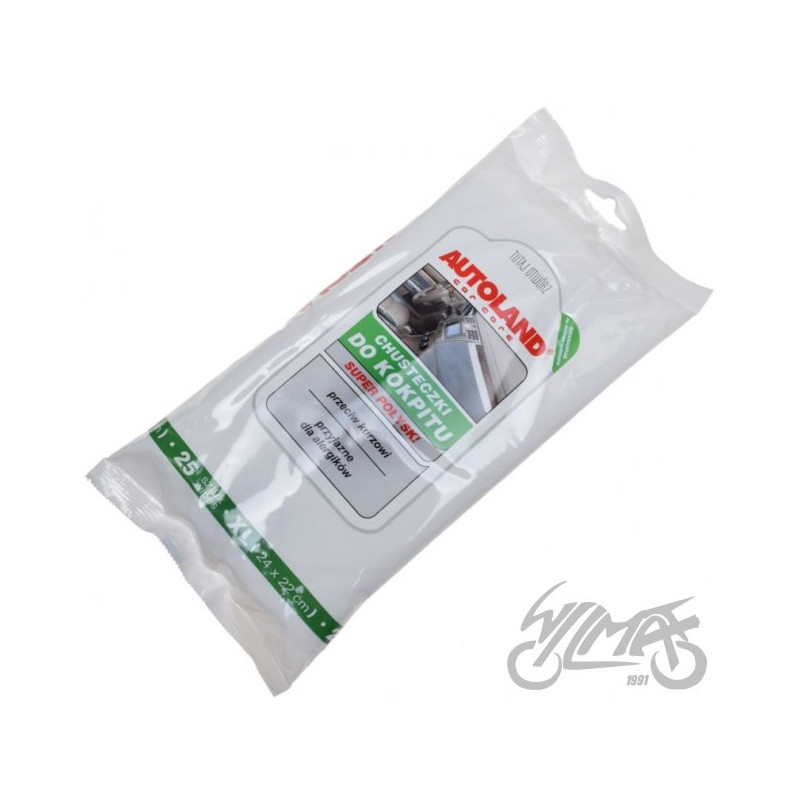 CHUSTECZKI DO PLASTIKU SUPER POŁYSK 25 szt