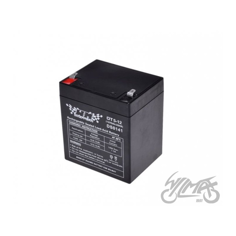 AKUMULATOR ŻELOWY 5Ah WM MOTOR 12 VOLT OT5-12