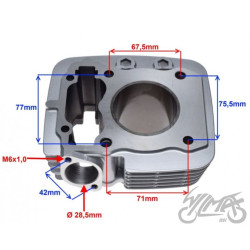 CYLINDER 57,40  DO HONDA CBF 150