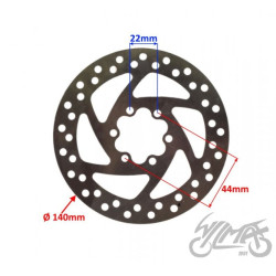 TARCZA HAMULCA 140 mm TYŁ DO HULAJNOGA KUGOO M4