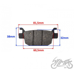 KLOCKI HAMULCA TYŁ DO HONDA SH125