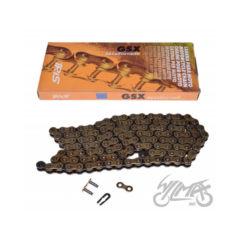 ŁAŃCUCH NAPĘDOWY IRIS 428 GSX 134L ZŁOTY