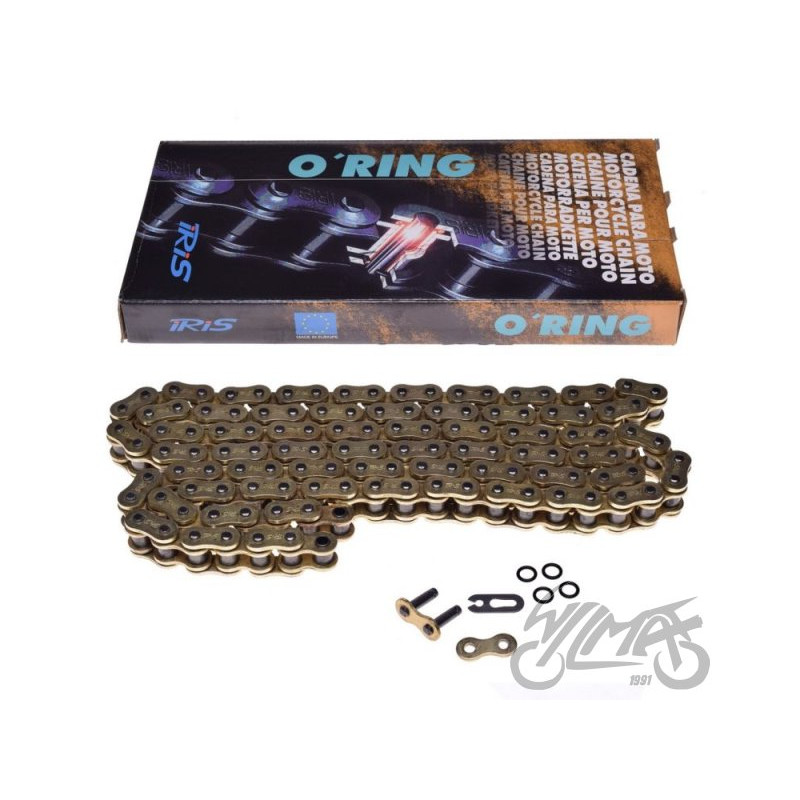 ŁAŃCUCH NAPĘDOWY IRIS 428 O-RING 124L ZŁOTY