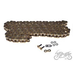 ŁAŃCUCH NAPĘDOWY IRIS 428 O-RING 124L ZŁOTY