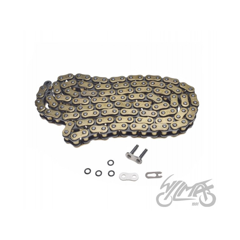 ŁAŃCUCH NAPĘDOWY IRIS 428 X-RING 124L ZŁOTY