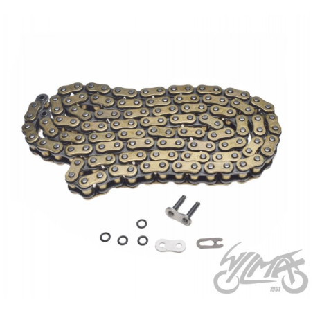 ŁAŃCUCH NAPĘDOWY IRIS 428 X-RING 124L ZŁOTY
