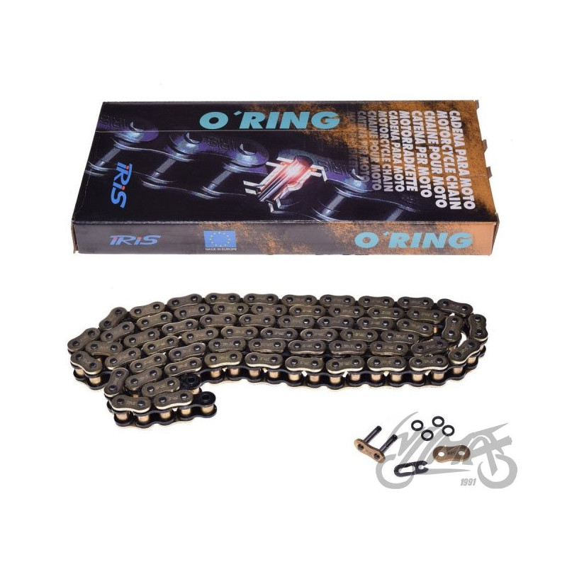 ŁAŃCUCH NAPĘDOWY IRIS 428 X-RING 134L ZŁOTY