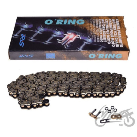 ŁAŃCUCH NAPĘDOWY IRIS 428 X-RING 134L ZŁOTY