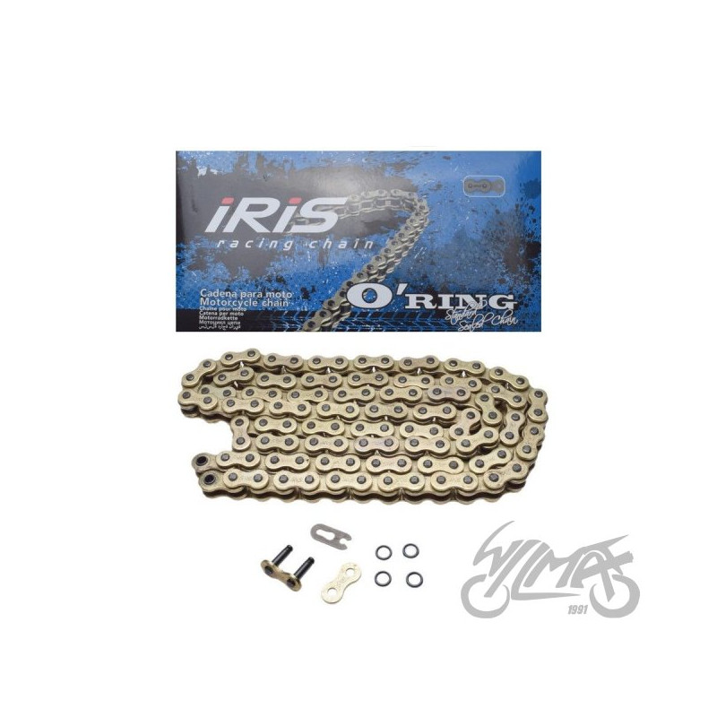 ŁAŃCUCH NAPĘDOWY IRIS 520 O-RING 110L ZŁOTY