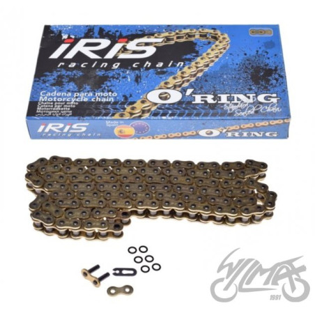 ŁAŃCUCH NAPĘDOWY IRIS 520 O-RING 122L ZŁOTY