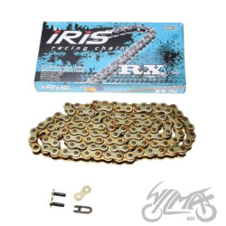 ŁAŃCUCH NAPĘDOWY IRIS 520 RACING RXL 112L ZŁOTY