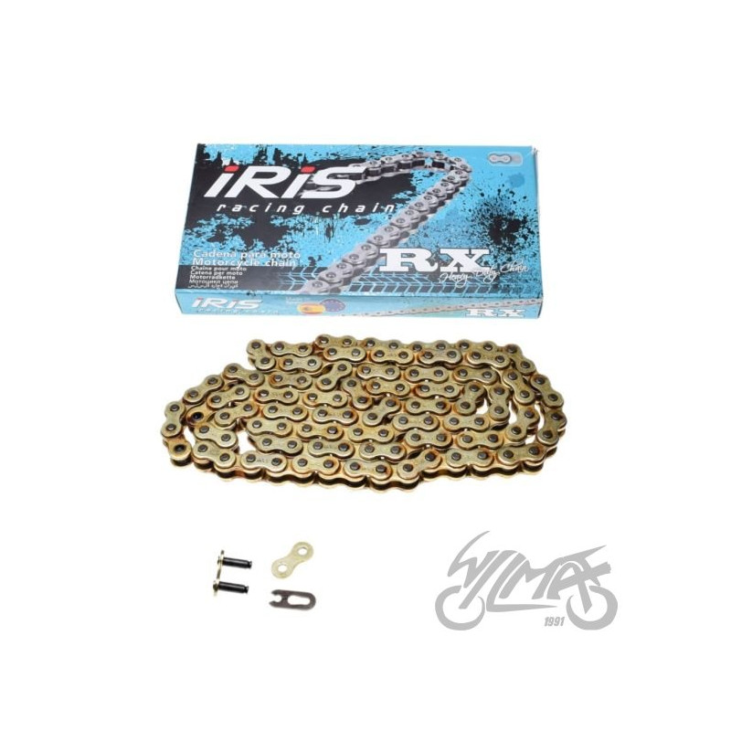 ŁAŃCUCH NAPĘDOWY IRIS 520 RACING RXL 112L ZŁOTY