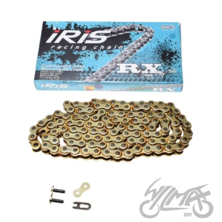 ŁAŃCUCH NAPĘDOWY IRIS 520 RACING RXL 112L ZŁOTY