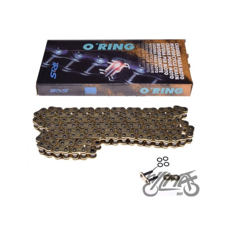 ŁAŃCUCH NAPĘDOWY IRIS 525 O-RING 124L ZŁOTY