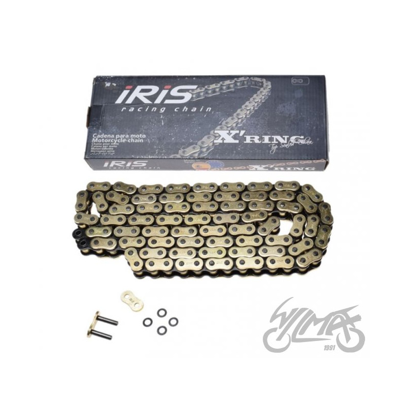 ŁAŃCUCH NAPĘDOWY IRIS 530 X-RING 130L ZŁOTY