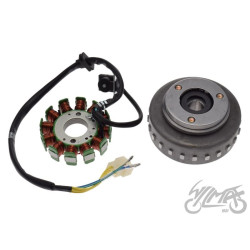 STATOR ISKROWNIK + KOŁO MAG. DO JUNAK 905 EURO4