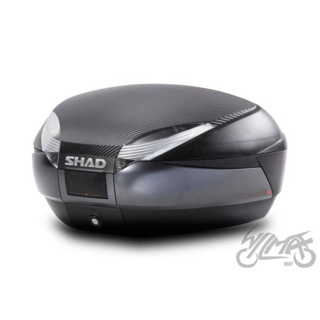 KUFER SHAD SH48 DARK GREY NAKŁADKA+OPARCIE