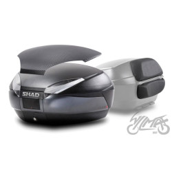 KUFER SHAD SH48 DARK GREY NAKŁADKA+OPARCIE