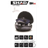 KUFER SHAD SH48 DARK GREY NAKŁADKA+OPARCIE