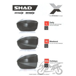 KUFER SHAD SH59X ALUMINIOWA POKRYWA
