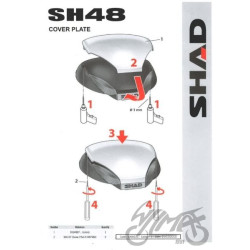NAKŁADKA KUFRA SHAD SH48 TITANIUM