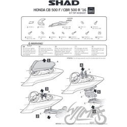 STELAŻ KUFRA TYŁ SHAD DO HONDA CB 500 F