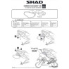 STELAŻ DO SAKW PÓŁSZTYWNYCH SHAD DO HONDA CB 650 R