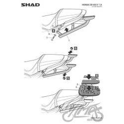 STELAŻ KUFRA TYŁ SHAD DO HONDA CB-F CBR