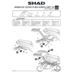 STELAŻ KUFRA TYŁ SHAD DO HONDA CB125R NEO SPORTS