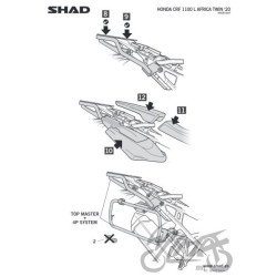STELAŻ KUFRA TYŁ SHAD DO HONDA CRF1100