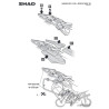 STELAŻ KUFRA TYŁ SHAD DO HONDA CRF1100