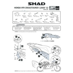 STELAŻ KUFRA BOCZNEGO 3P SHAD DO HONDA CROSSTOURER