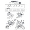 STELAŻ KUFRA TYŁ SHAD DO HONDA FORZA 125 / 300