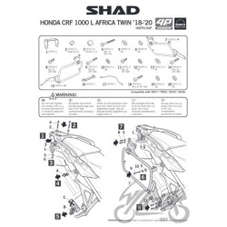 STELAŻ KUFRA BOCZNEGO 4P SHAD TERRA DO HONDA CRF