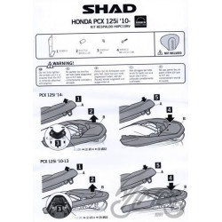 OPARCIE PASAŻERA SHAD DO HONDA PCX 125 CZARNE